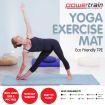 Powertrain Eco-Friendly TPE Yoga Pilates Exercise Mat 6mm - Sky Blue