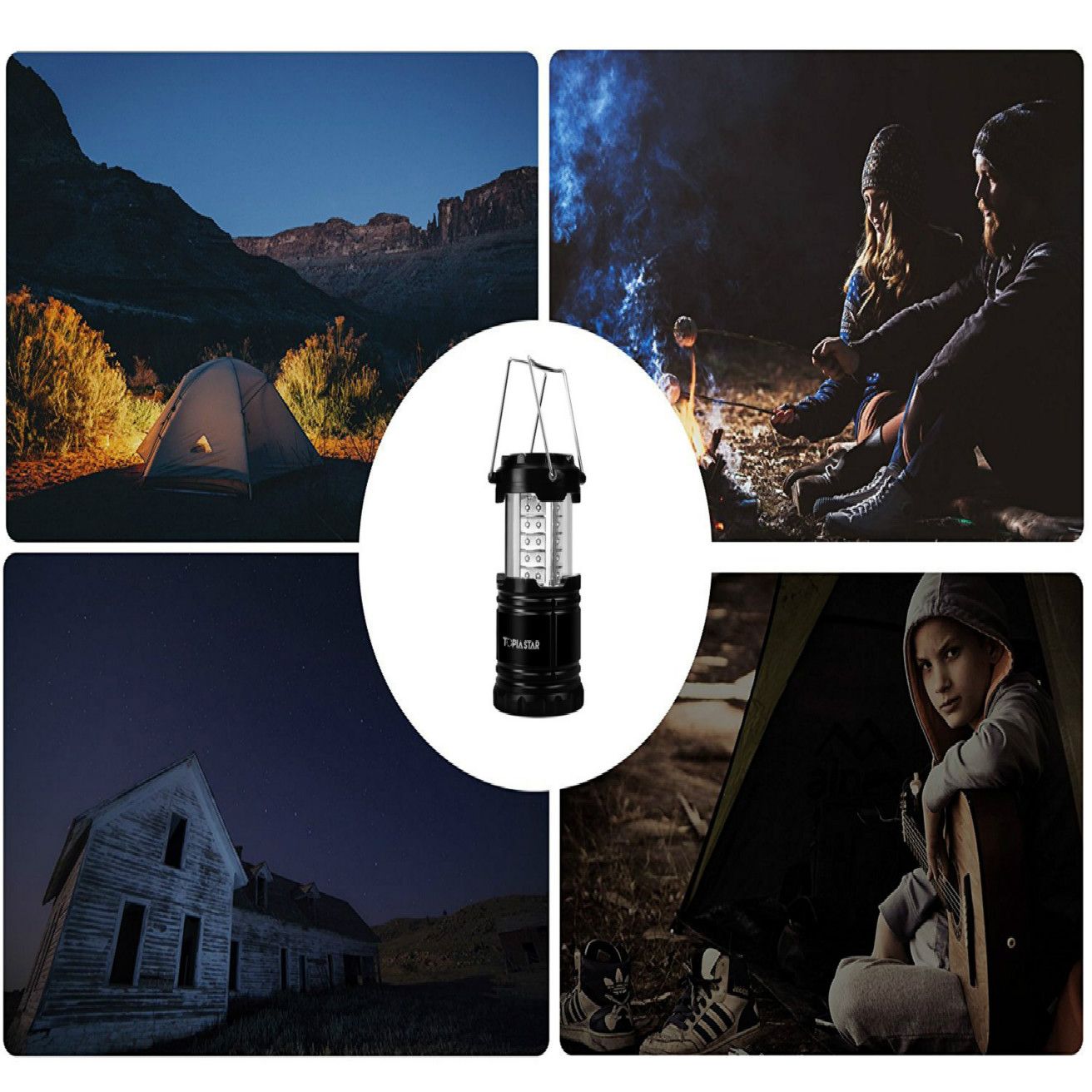  Vont 2 Pack LED Camping Lantern, Super Bright Portable Survival  Lanterns, Must Have During Hurricane, Emergency, Storms, Outages, Original  Collapsible Camping Lights/Lamp (Batteries Included) : Everything Else