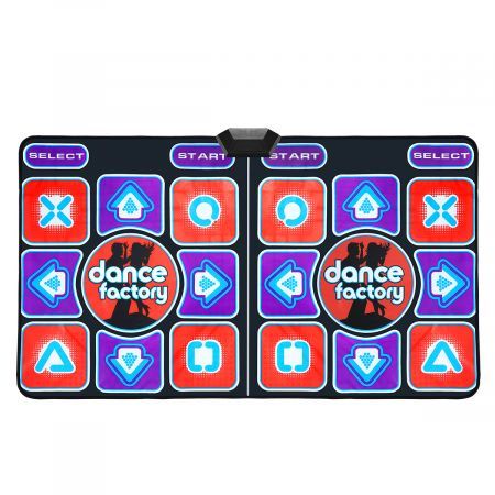 Double Dancing Mat,Non-Slip Dancer Step Pads Double User Wireless Dance Mat Game TV Non-Slip 2 Remote Controller,Multi-Function Games & Levels,Sense Game for PC TV,Best Gift for Adults Kids 