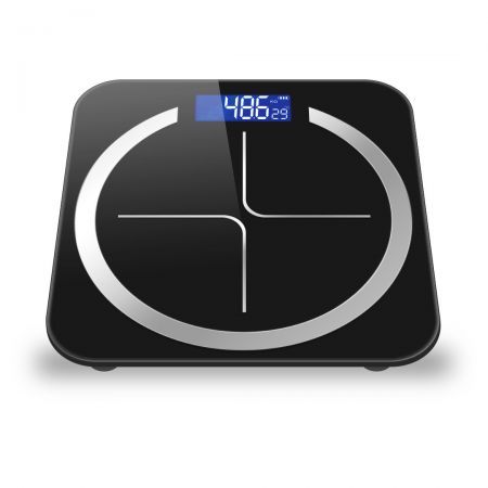 2X 180kg Digital Fitness Weight Bathroom Body Glass LCD Electronic Scales Black/Pink