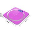 2X 180kg Digital Fitness Weight Bathroom Body Glass LCD Electronic Scales Pink