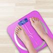 2X 180kg Digital Fitness Weight Bathroom Body Glass LCD Electronic Scales Pink