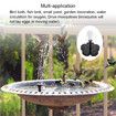 Solar Fountain Water Pumps Freestanding Submersible for Small Pond,Fish Tank, Patio, Garden Decoration