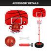 2m Basketball Hoop for Toddler Kids Children Portable Adjustable Indoor Training Set 