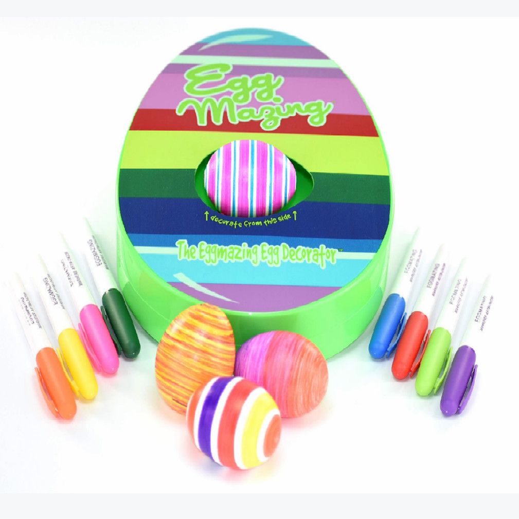 Easter Egg Decorator Kit - Includes 8 Colorful Quick Drying Non Toxic Markers