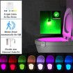 The Original Toilet Night Light Gadget, Fun Bathroom Lighting Add on Toilet Bowl Seat