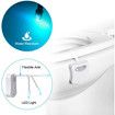 The Original Toilet Night Light Gadget, Fun Bathroom Lighting Add on Toilet Bowl Seat