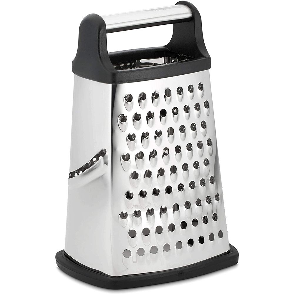 Professional Box Grater, Stainless Steel with 4 Sides