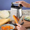 Professional Box Grater, Stainless Steel with 4 Sides