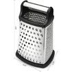 Professional Box Grater, Stainless Steel with 4 Sides