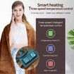 USB Warm Fleece Mat Heater Electric Heating Blanket Washable 70*170cm