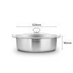 Stainless Steel 32cm Casserole With Lid Induction Cookware