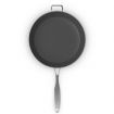 Stainless Steel Fry Pan 34cm Frying Pan Induction FryPan Non Stick Interior