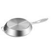 Stainless Steel Fry Pan 34cm Frying Pan Induction FryPan Non Stick Interior