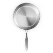 Stainless Steel Fry Pan 20cm 32cm Frying Pan Top Grade Induction Cooking