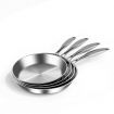Stainless Steel Fry Pan 28cm 32cm Frying Pan Top Grade Induction Cooking