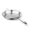 Stainless Steel Fry Pan 34cm Frying Pan Top Grade Induction Cooking FryPan