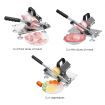 Manual Frozen Meat Slicer Handle Meat Cutting Machine 18/10 Commercial Grade Stainless Steel