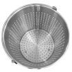 33L 18/10 Stainless Steel Perforated Stockpot Basket Pasta Strainer with Handle