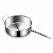 Stainless Steel 28cm Saucepan With Lid Induction Cookware Triple Ply Base