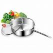 Stainless Steel 28cm Saucepan With Lid Induction Cookware Triple Ply Base