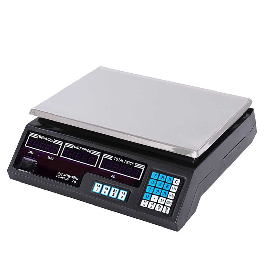 Digital Commercial Kitchen Scales Shop Electronic Weight Scale Food 40kg/2g