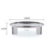 2X 39cm Stainless Steel Steamer Insert Stock Pot Steaming Rack Stockpot Tray