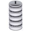 5 Tier 22cm Stainless Steel Steamers With Lid Work inside of Basket Pot Steamers