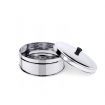 2X 3 Tier Stainless Steel Steamers With Lid Work inside of Basket Pot Steamers 25cm