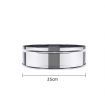 2X 3 Tier Stainless Steel Steamers With Lid Work inside of Basket Pot Steamers 25cm