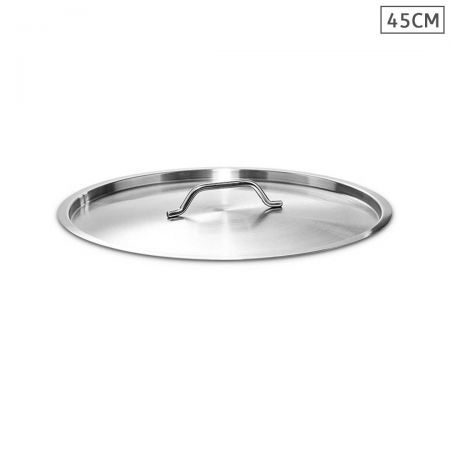 45cm Top Grade Stockpot Lid Stainless Steel Stock pot Cover