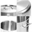 45cm Top Grade Stockpot Lid Stainless Steel Stock pot Cover
