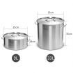 9L Wide Stock Pot  and 33L Tall Top Grade Thick Stainless Steel Stockpot 18/10