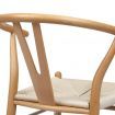 2x Dining Chairs Wooden Hans Clear