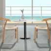 2x Dining Chairs Wooden Hans Clear
