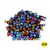 25M 200LED String Solar Powered Multi Colour Fairy Lights Garden Christmas Decor