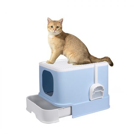 enclosed kitty litter boxes