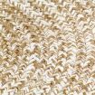 Handmade Rug Jute White and Natural 150 cm