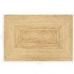 Handmade Rug Jute Natural 160x230 cm