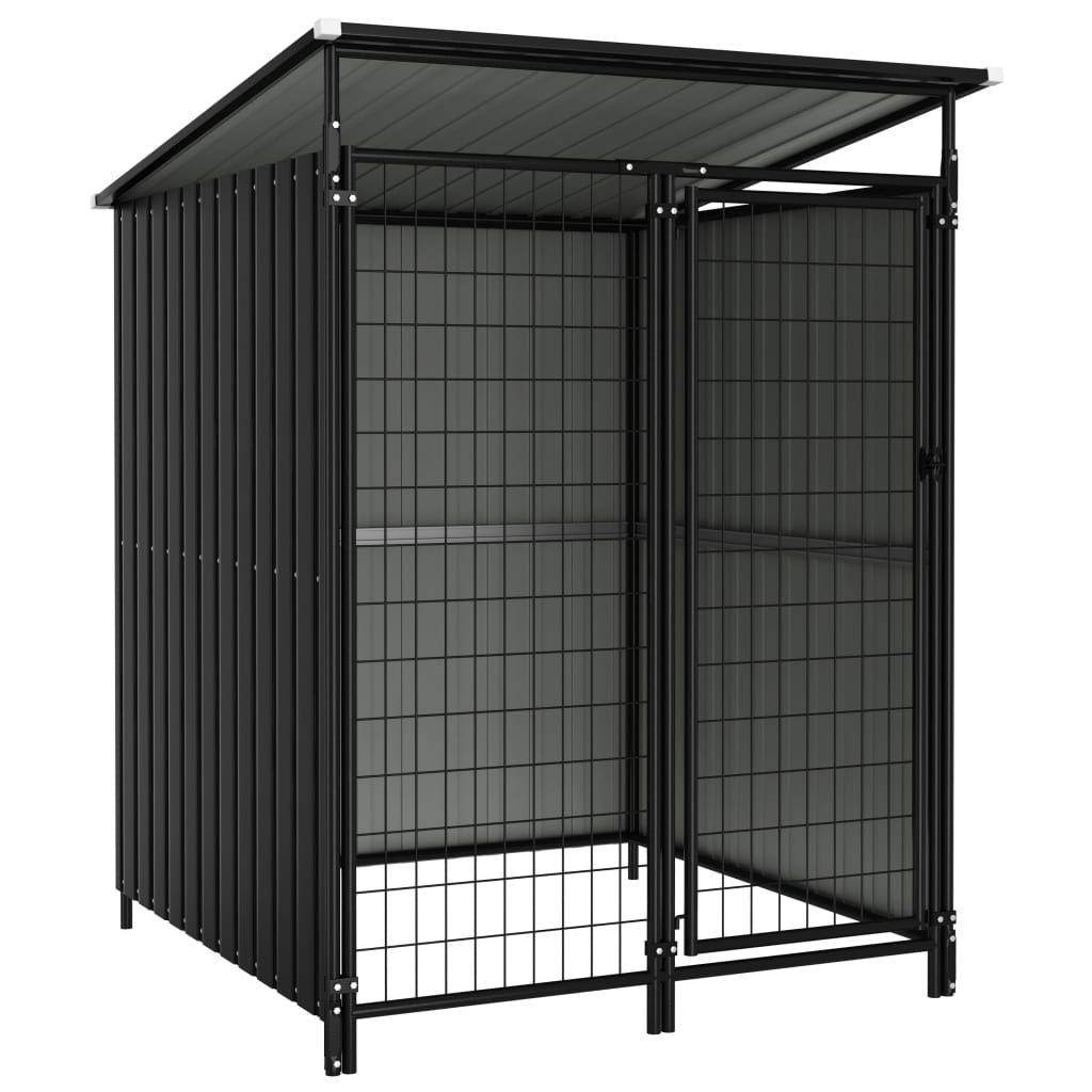 Outdoor Dog Kennel 133x133x163 cm