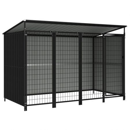 Outdoor Dog Kennel 253x133x163 cm