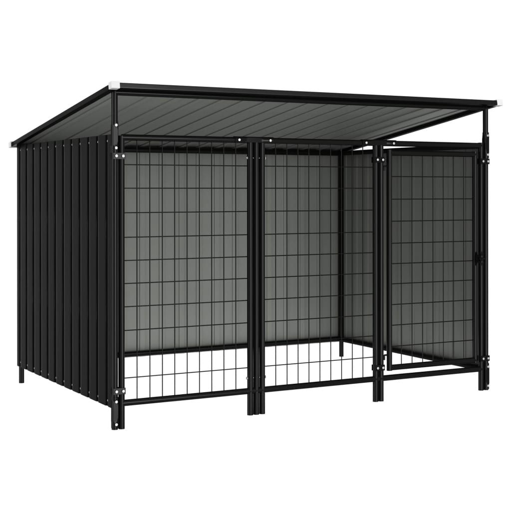 Outdoor Dog Kennel 193x133x113 cm