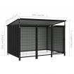 Outdoor Dog Kennel 193x133x113 cm