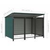 Outdoor Dog Kennel 193x133x113 cm