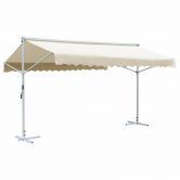 Free Standing Awning 500x300 cm Cream