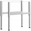 Adjustable Work Bench Frames 2 pcs Metal 85x(69-95.5) cm Grey