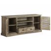 TV Cabinet Solid Mindi Wood 145x35x60 cm