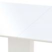 Dining Table High Gloss White 180x90x76 cm MDF