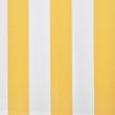 Folding Awning 400 cm Yellow & White