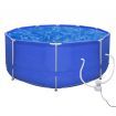 Swimming Pool Round 367 cm with Filter Pump 300 gal / h